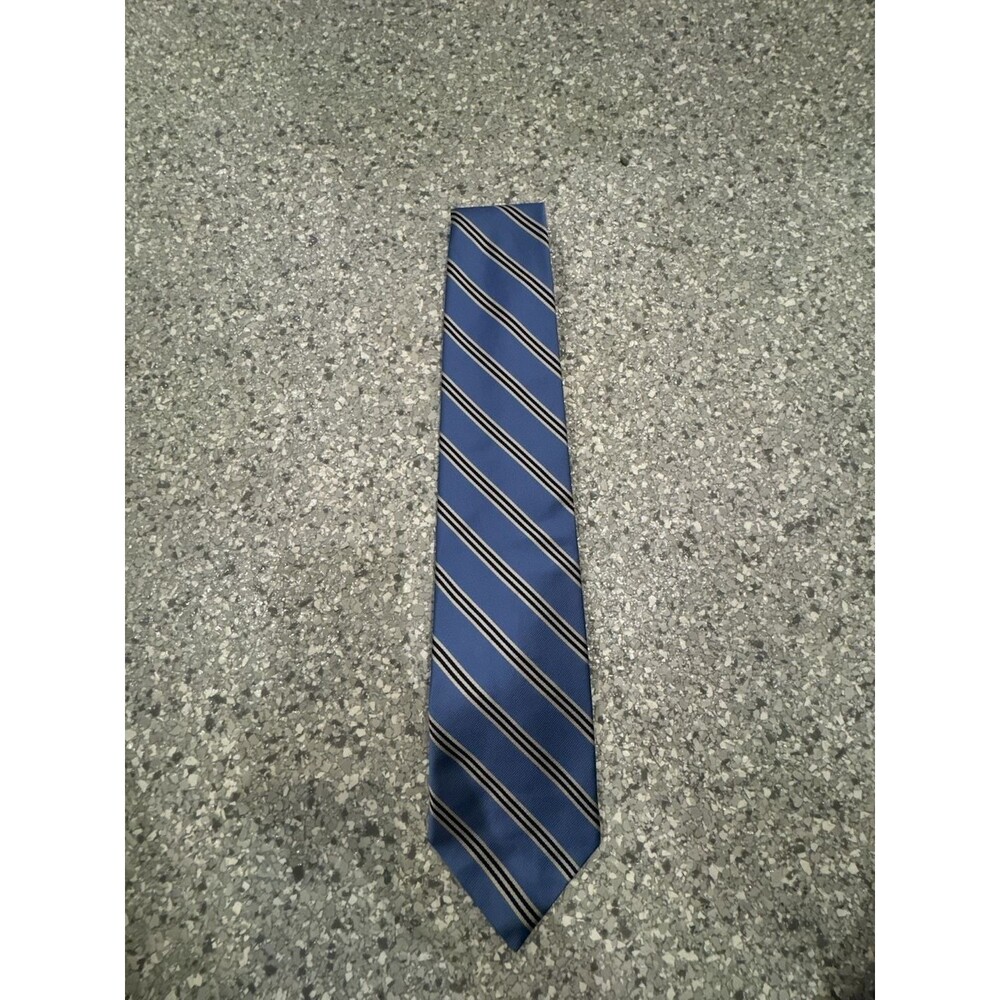 Brooks Brothers Makers Silk Necktie Blue Striped